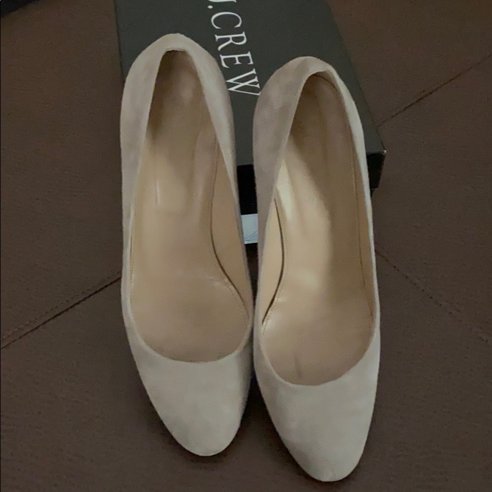 J.Crew Martina Suede Wedges Size 10